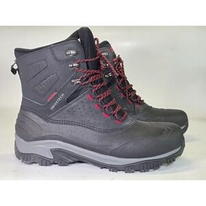 Swiss Tech Men's Hiking Boots Size 13 Leather Shell 200G Waterproof Winter Shoes